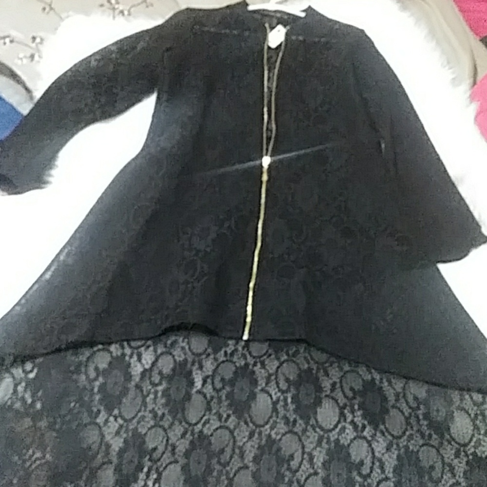 Black lace jacket